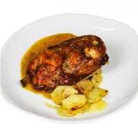 MEDIO POLLO COCINADO EST.500G