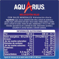 AQUARIUSMELOCOTON ROJO 33CL