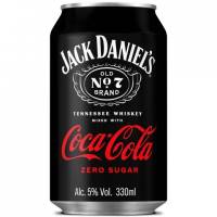 Whisky Jack Daniel’s con Coca-Cola Zero Lata 33cl